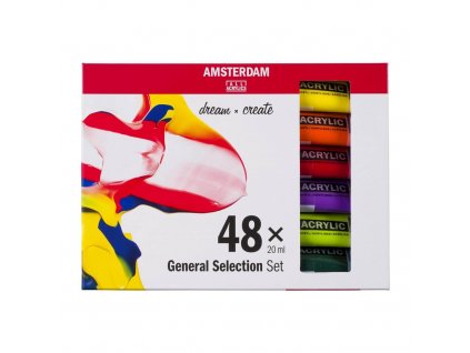Sada akrylových barev Talens Amsterdam 48x20 ml