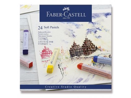 Suché pastely Faber Castell - Soft Pastel 24 ks