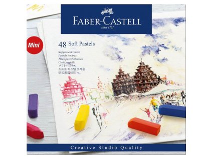 Suché pastely Faber Castell - Soft Pastel Mini 48 ks