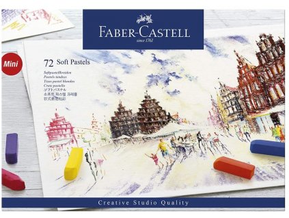 Suché pastely Faber Castell - Soft Pastel Mini 72 ks