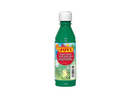 Školní temperová barva 250 ml Jovi - tmavě zelená