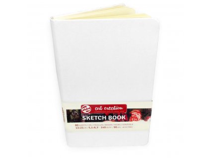 Talens Art Creation Sketch Book - skicák v bílé tvrdé vazbě 9x14 cm 80 listů 140 g