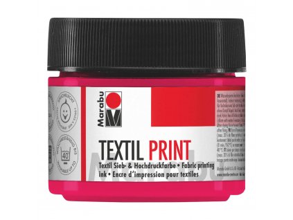 Tiskařská barva Marabu Textil Print 100 ml - růžová magneta