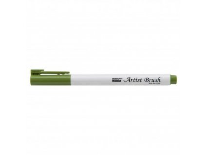 Umělecké fixy se štětcovým hrotem Artist Brush – 15 Olive Green