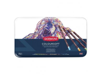 Umělecké pastelky Coloursoft extra syté barvy 72 barev