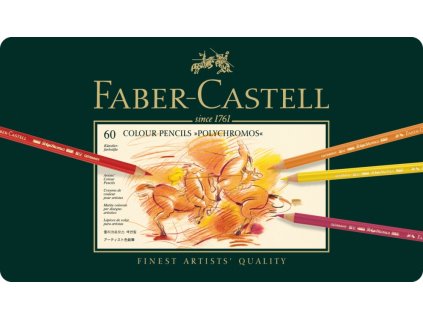 Umělecké pastelky Faber-Castell Polychromos 110060 sada 60 barev