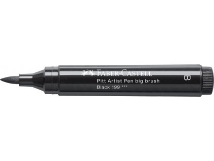 Umělecký popisovač Pitt Artist Pen Big Brush štětcový - černý
