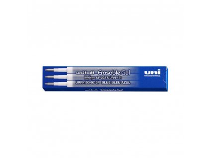 UNI Náplně 3 ks pro gumovací pera Uni Erasable Gel, modrá