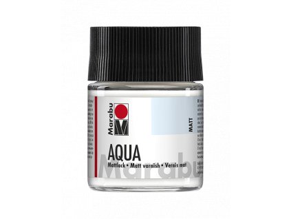 Univerzální transparentní lak Marabu Aqua Varnish Matt 50ml - matný