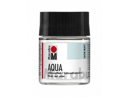 Univerzální transparentní lak Marabu Aqua Varnish Satin 50ml - saténový