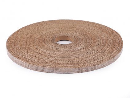 Jutová stuha šíře 10 a 15 mm řezaná (Balení 1 m, Varianta 1 (10 mm) režná přírodní)