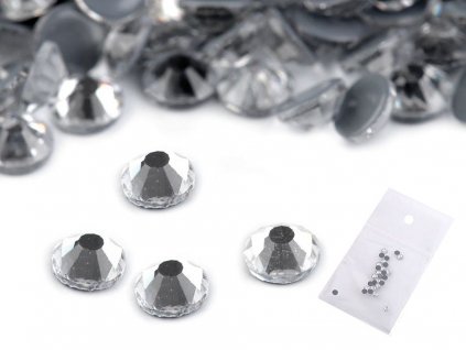 Šatonové růže hot-fix velikost SS16 (Balení 10 g, Varianta 1 crystal)