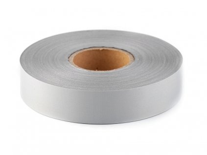 Reflexní páska šíře 30 mm našívací (Balení 10 m, Varianta šedá holubí)