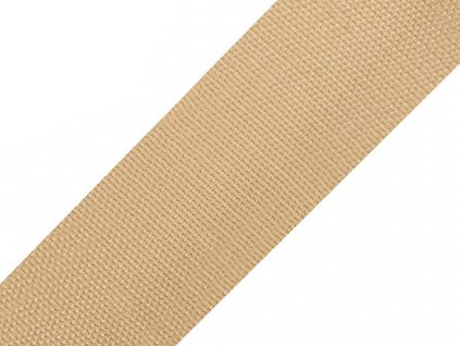 Popruh polypropylenový šíře 50 mm tloušťka 1 mm (Balení 5 m, Varianta 02 černá)