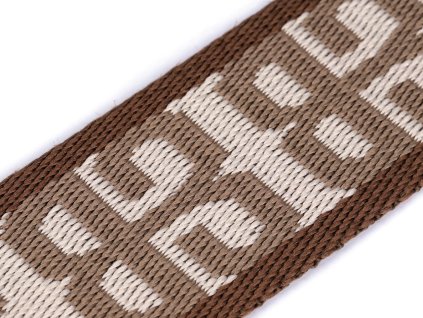 Oboustranný popruh šíře 38 mm (Balení 1 m, Varianta 2 černá)