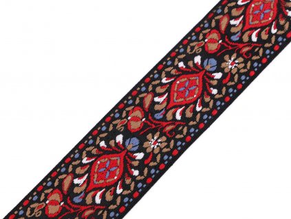 Krojová vzorovka šíře 48 mm (Balení 1 m, Varianta černá)