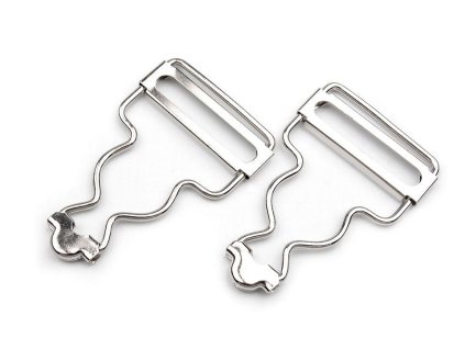 Spona na laclové kalhoty, průvlek 28; 30; 38 mm (Balení 4 ks, Varianta 1 (30 mm) nikl)