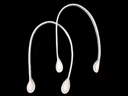 Koženková ucha na tašky délka 60 cm (Balení 2 ks, Varianta 2 hnědá koňak)