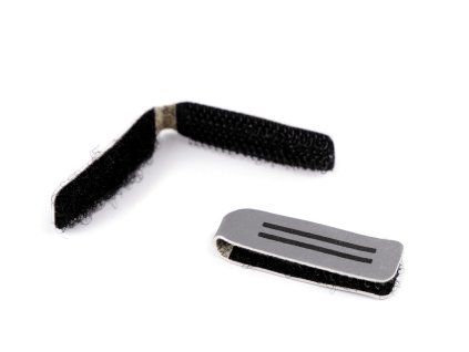 Reflexní poutko / taháček na jezdce (Balení 6 ks, Varianta 1 (37 mm) šedá reflexní)