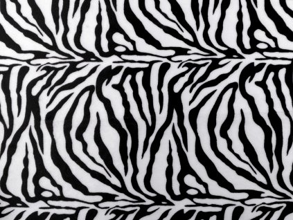 Imitace zvířecí kůže / kožešina zebra