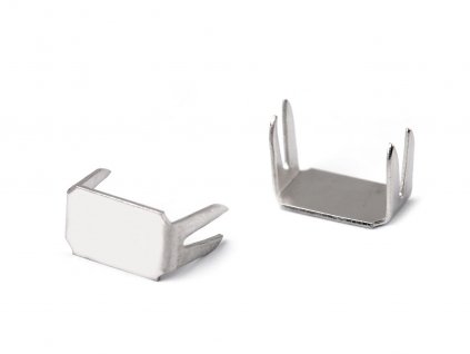 Koncovka na spirálový a kostěný zip No 10 dolní (Balení 20 ks, Varianta nikl)