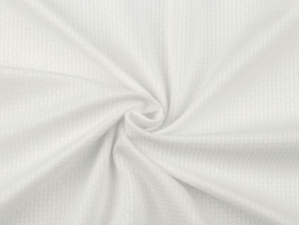 Velvet / samet strukturovaný jednobarevný (Balení 1 m, Varianta 1 Off White)