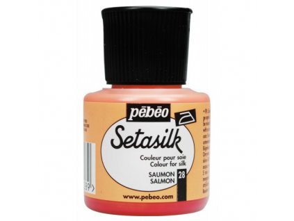 Barva na hedvábí Setasilk 45 ml - lososová 28