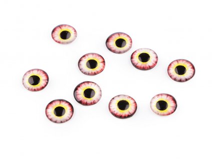 Skleněné oči k nalepení Ø10 a 12 mm