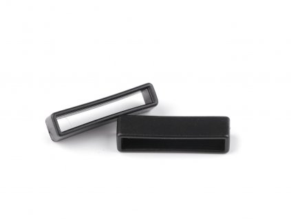 Plastový průvlek šíře 32 mm, 38 mm (Balení 10 ks, Varianta 1 (32 mm) černá)