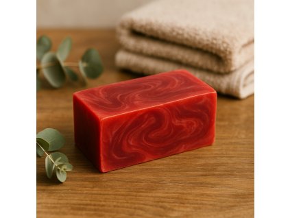 cervena barva do mydla