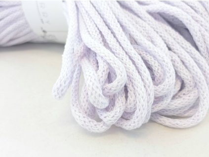 449291 bavlnena snura yarnmellow berry 5mm svetle fialovy melir