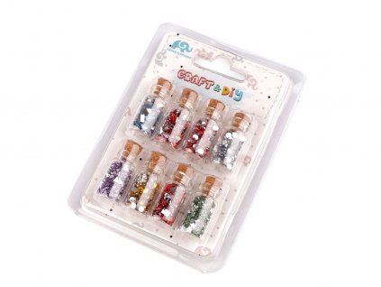 Kamínky mini na mozaiku v lahvičce (Balení 1 sada, Varianta mix)