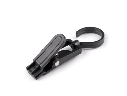 Háček plastový na zboží s klipem (Balení 5 ks, Varianta černá)
