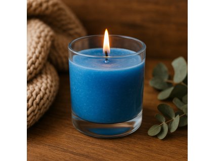 modra barva do svicek