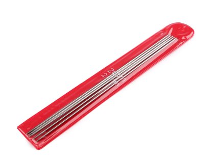 Ponožkové jehlice nerezové č. 2; 2,5; 3; 3,5; 4; 4,5; 5 (Balení 1 sada, Varianta 1 (2 mm) nikl)