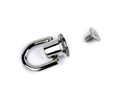 Nýt šroubovací 12 mm s očkem- 2 kusy, stříbrný