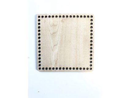 Dřevěný výřez čtverec 24cm jasan oboustranný- 2.JAKOST SE SLEVOU
