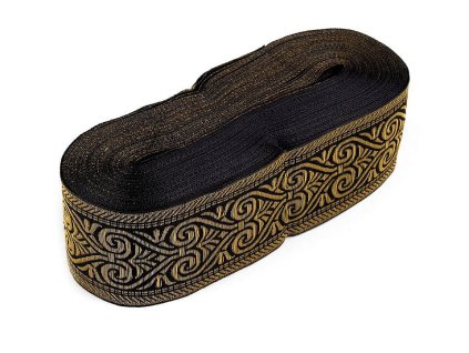 Vzorovka šíře 50 mm s lurexem (Balení 19.8 m, Varianta 2 stříbrná)