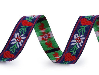 Krojová vzorovka šíře 15 mm (Balení 18 m, Varianta 1 modrá tmavá)