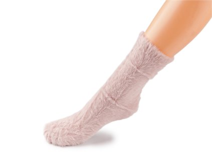 Dámské / dívčí ponožky teplé (Balení 1 pár, Varianta 1 krémová světlá)