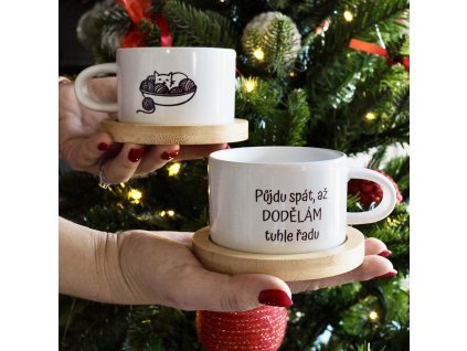 Hrnek YarnMellow pro pletařky a háčkařky