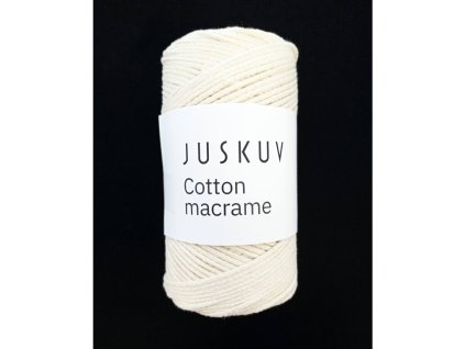 Cotton macrame 2 - balení 3+1 zdarma  Bavlněná příze Juskuv o délce 160m