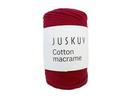 Cotton macrame 9 - balení 3+1 zdarma  Bavlněná příze Juskuv o délce 160m