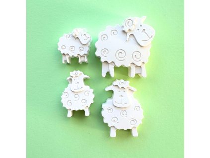Sada odlitků k dotvoření- Ovečky
