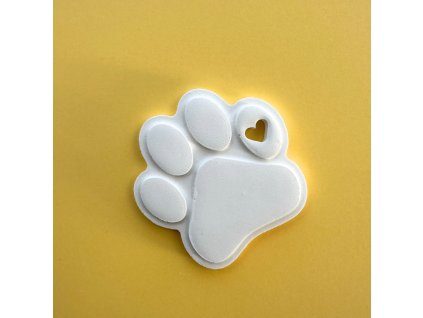 Bílý odlitek k dotvoření- Tlapka