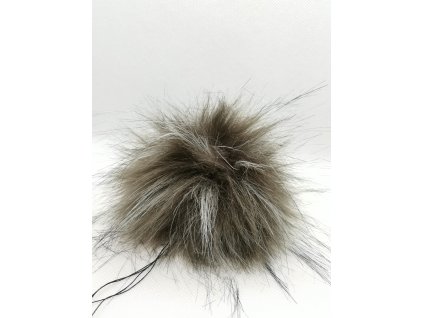 Bambule 15 cm Hnědá s bílými konečky