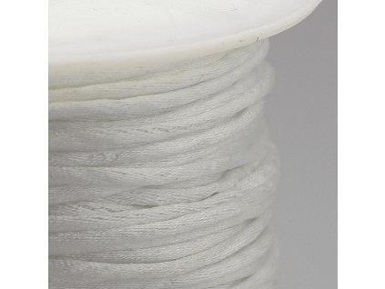 Polyesterová šňůra 1 mm bílá