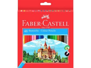 Pastelky Faber-Castell ECO 48 barev + ořezávátko