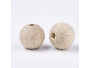 Dřevěné korálky 25 mm