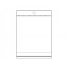 PP sáček s lepicí klopou a závěsem 10x13,5 cm (Balení 100 ks, Varianta transparent)